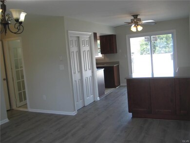 Looking from living room into dining area.  Notice