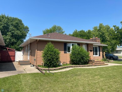 East facing front yard