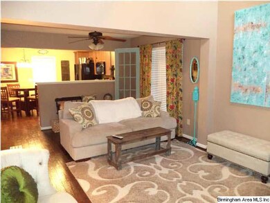 Family room as you enter from the front door.