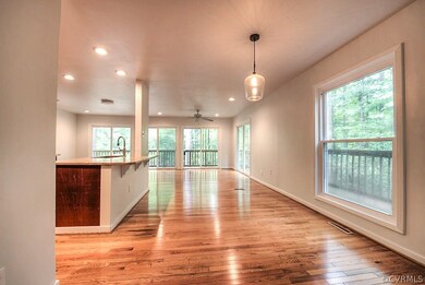Great flow and light to the first floor
