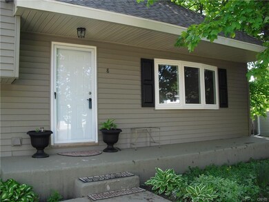 Covered front porch
