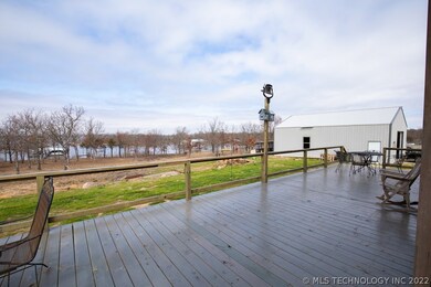 Another view of deck and shop.
