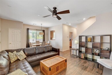 Newly installed wood-like tile flooring throughout