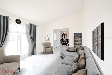 Formal Living Room Virtually Staged