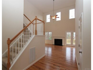 Foyer to Two-Story Great Room