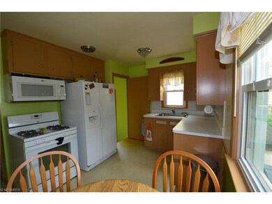 Spacious kitchen with eating area