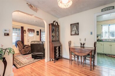 The living room opens to the formal dining room.