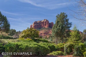 Cathedral Rock From the Gardens