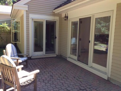 Lovely patio off the livingroom and...