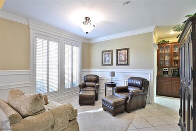 Sitting room with view of Butler's Pantry