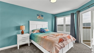 Beautiful views from the spacious master suite