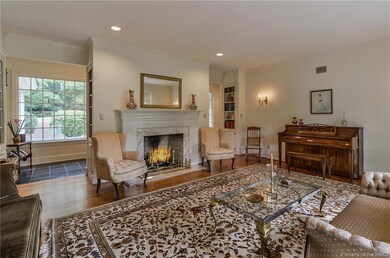 Living room with gas fireplace