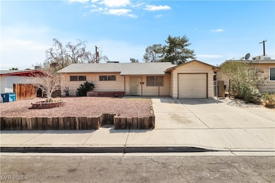 Single story home featuring fence, roof with shing