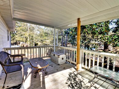 Upstairs covered porch