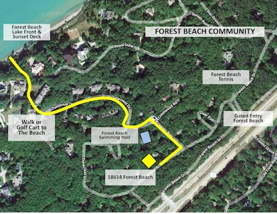 18614 Forest Beach Drive- FB Map