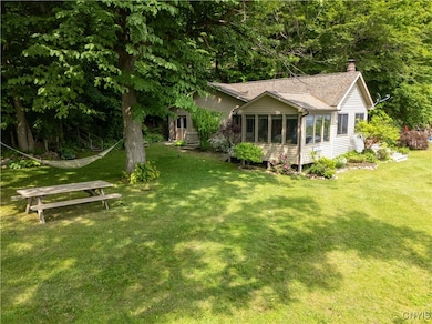 North side view from creek