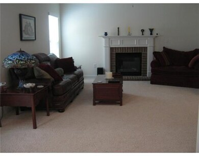 Living Room. Gas log fireplace will keep you cozy 