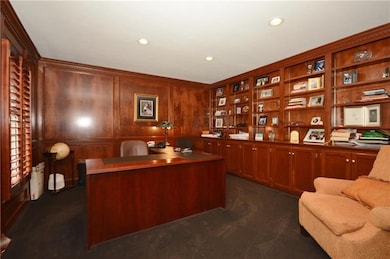 Tons of storage in first floor den/office.