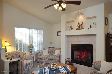 Gas fireplace in living/family room