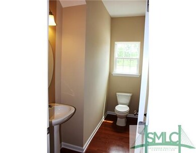 Other. Convenient downstairs powder room with pede