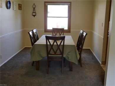 Dining room, like the rest of the house, has a neu
