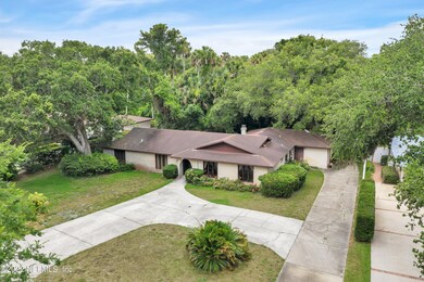 Drone shot of driveway