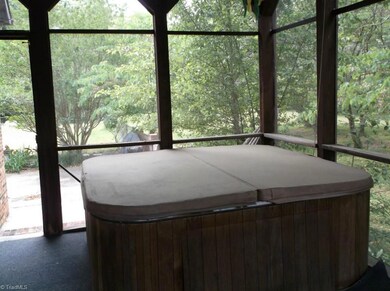 Hot Tub on Large Screened Porch