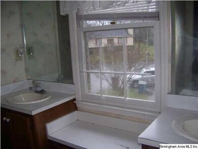 Master Bath, double sink, shower and toilet in sep