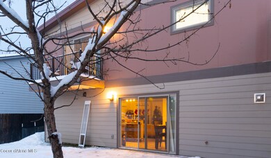 Rear & side view of home