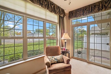 Sun room with private patio right outside the slid