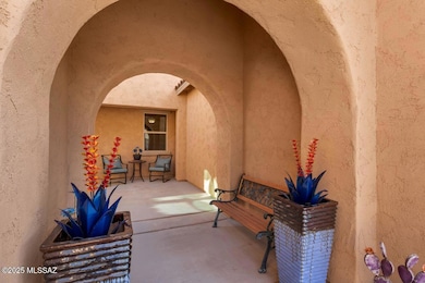 Welcome to your front courtyard entryway