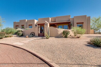 Front view from circular driveway