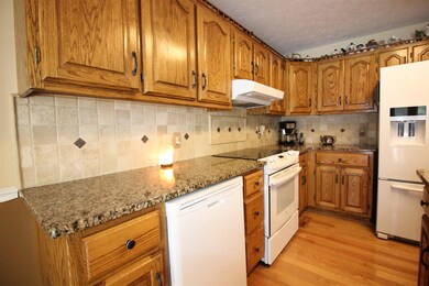 Closer view of the counter space. Nice updated appliances. 