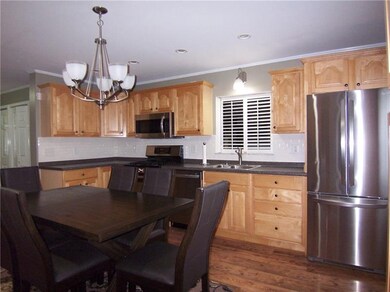 All stainless steel appliances included.