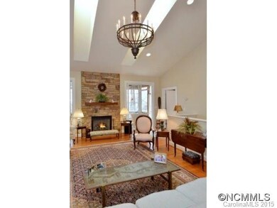 STRIKING STONE FIREPLACE