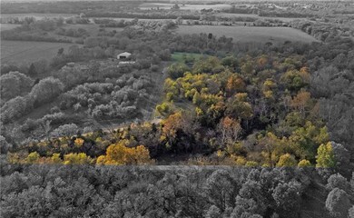 Shading shows approximate property lines. Property corners have been marked by surveyor.
