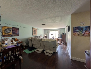 Large open family room and dinette area