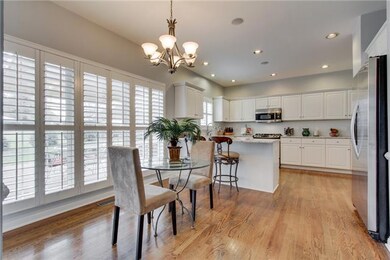 LOOK AT ALL THE WINDOWS in the Eat-In Kitchen!