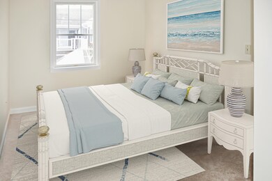 Bedroom one - staged