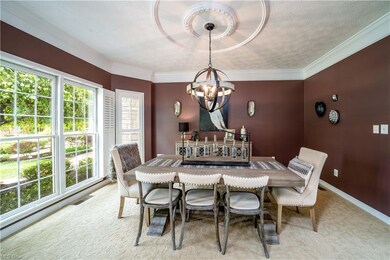 Dining Room with Updated Lighting and Plantation S