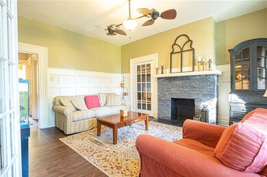 View of the Family room , with glass door Closet  