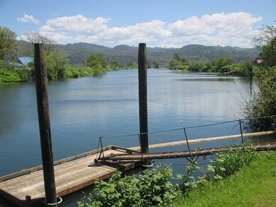 dock looking upriver upriver