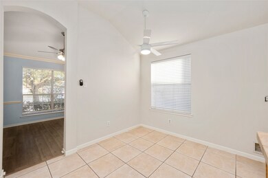 Breakfast nook dining area...