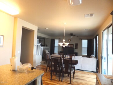 Kitchen looking into family room