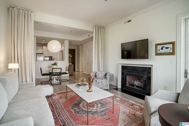 Open floor plan!  Gas fireplace with stone surroun