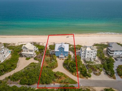 Beachfront House on Elevated Lot
