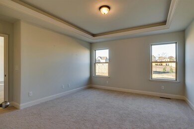 Owners Bedroom on first floor with tray ceiling