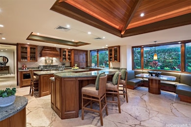 Fully appointed kitchen with granite counter tops,