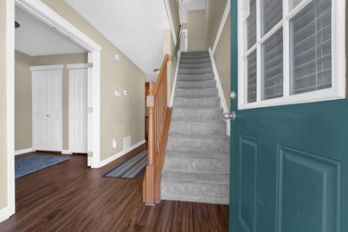 Walking in front door