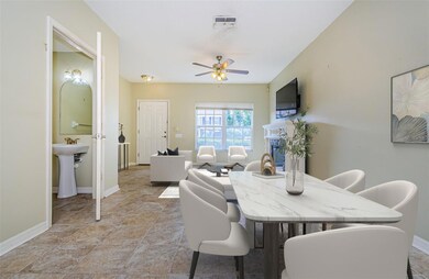 Virtually Staged Dining Area
